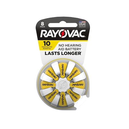 Rayovac Battery Hear Aid 10 8Pk 10-8
